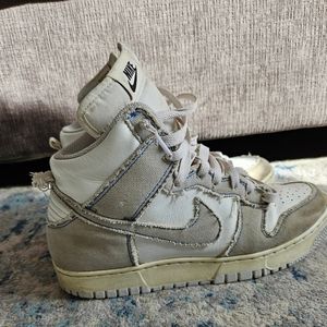 Nike Dunk High 1985-Denim, Size 8 mens